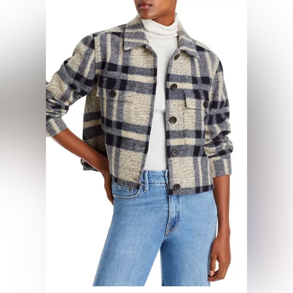 Rails Steffi plaid trucker jacket worn once - Picture 6 of 6